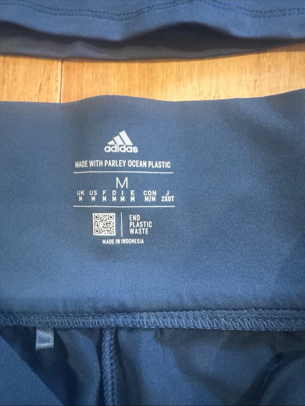 adidas Women's Navy Sleeveless Polo & Skort Set